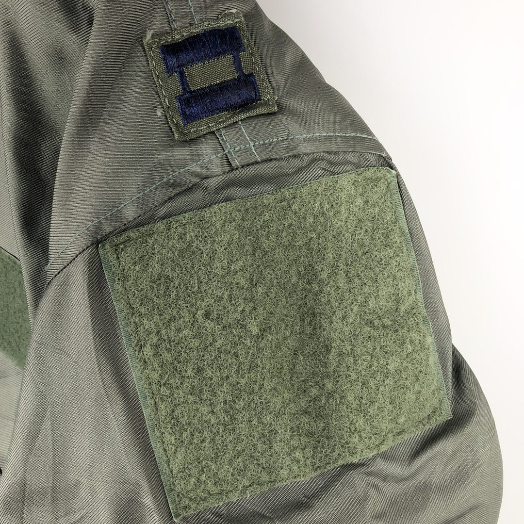 Authentic 2000'S US military padded flight jacket, made in the USA, medium, men's size M Aramid Silver type Vintage Second Hand