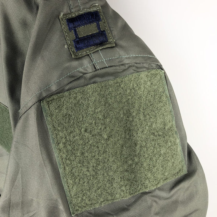 Authentic 2000'S US military padded flight jacket, made in the USA, medium, men's size M Aramid Silver type Vintage Second Hand