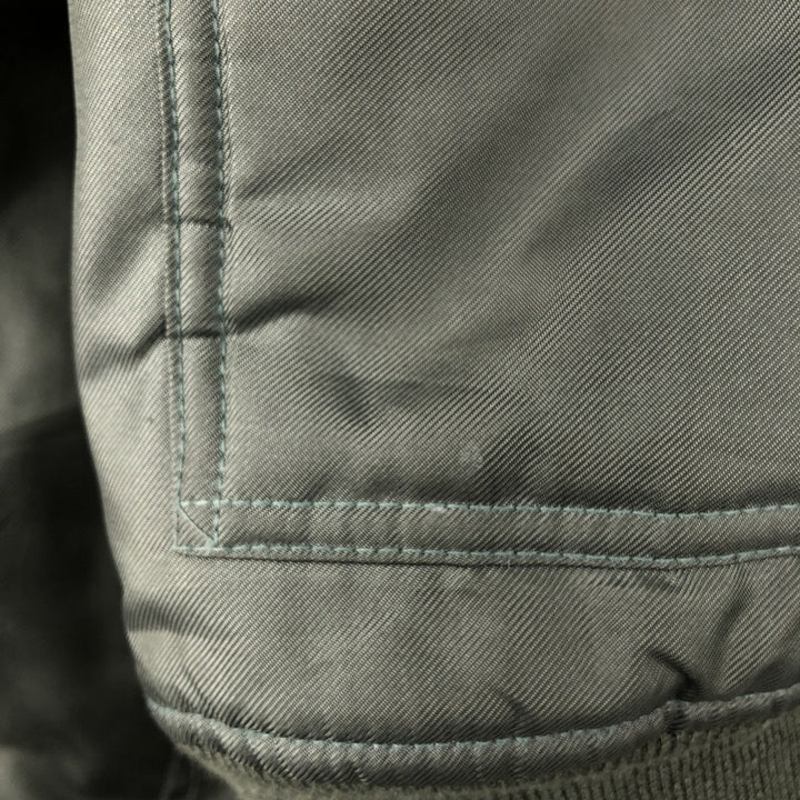 Authentic 2000'S US military padded flight jacket, made in the USA, medium, men's size M Aramid Silver type Vintage Second Hand