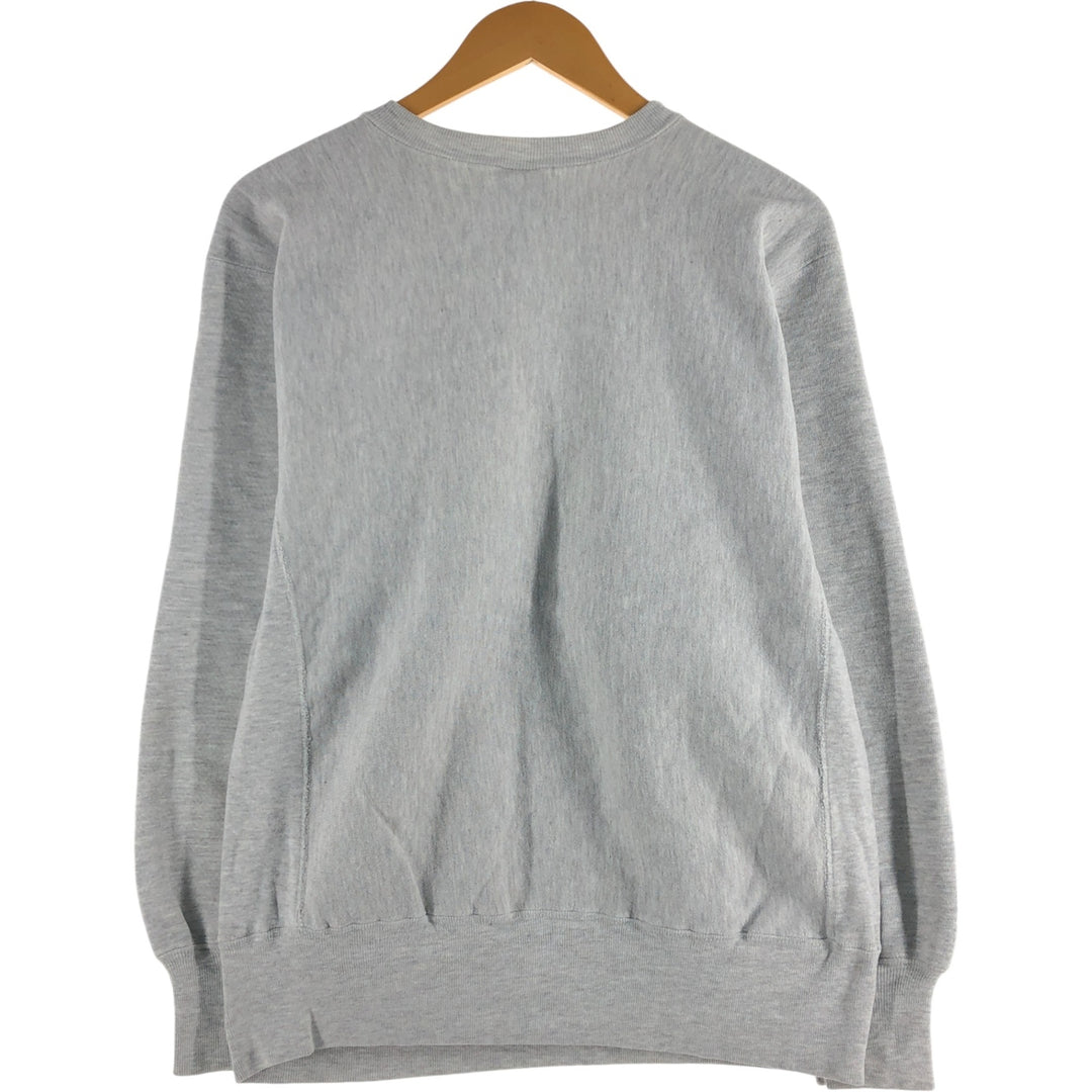 90'S Champion Reverse Weave Embroidered Tag Logo Sweatshirt Trainer Made in USA Vintage cotton gray type Vintage Second Hand