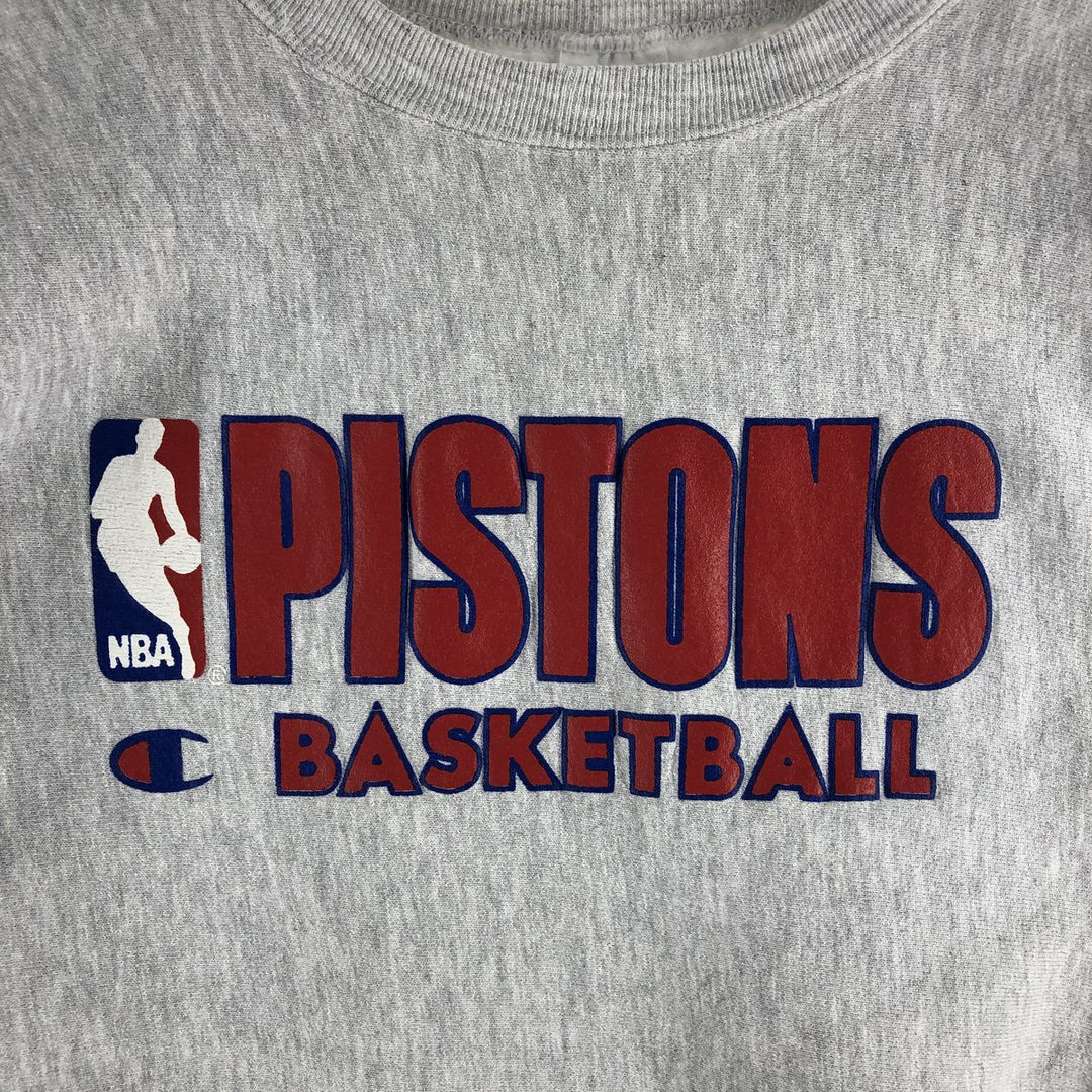 90'S Champion Reverse Weave Embroidered Tag Logo Sweatshirt Trainer Made in USA Vintage cotton gray type Vintage Second Hand