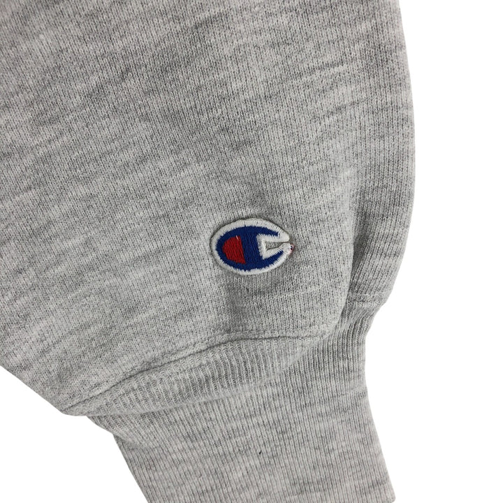 90'S Champion Reverse Weave Embroidered Tag Logo Sweatshirt Trainer Made in USA Vintage cotton gray type Vintage Second Hand