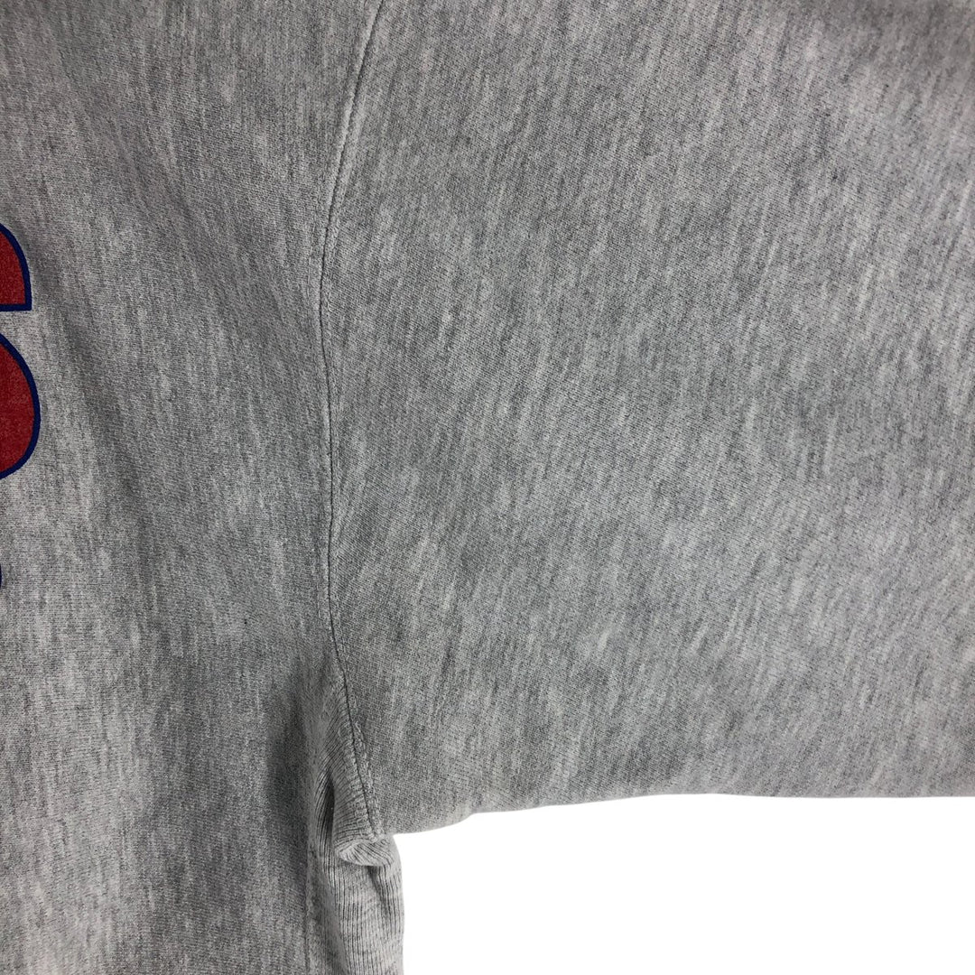 90'S Champion Reverse Weave Embroidered Tag Logo Sweatshirt Trainer Made in USA Vintage cotton gray type Vintage Second Hand