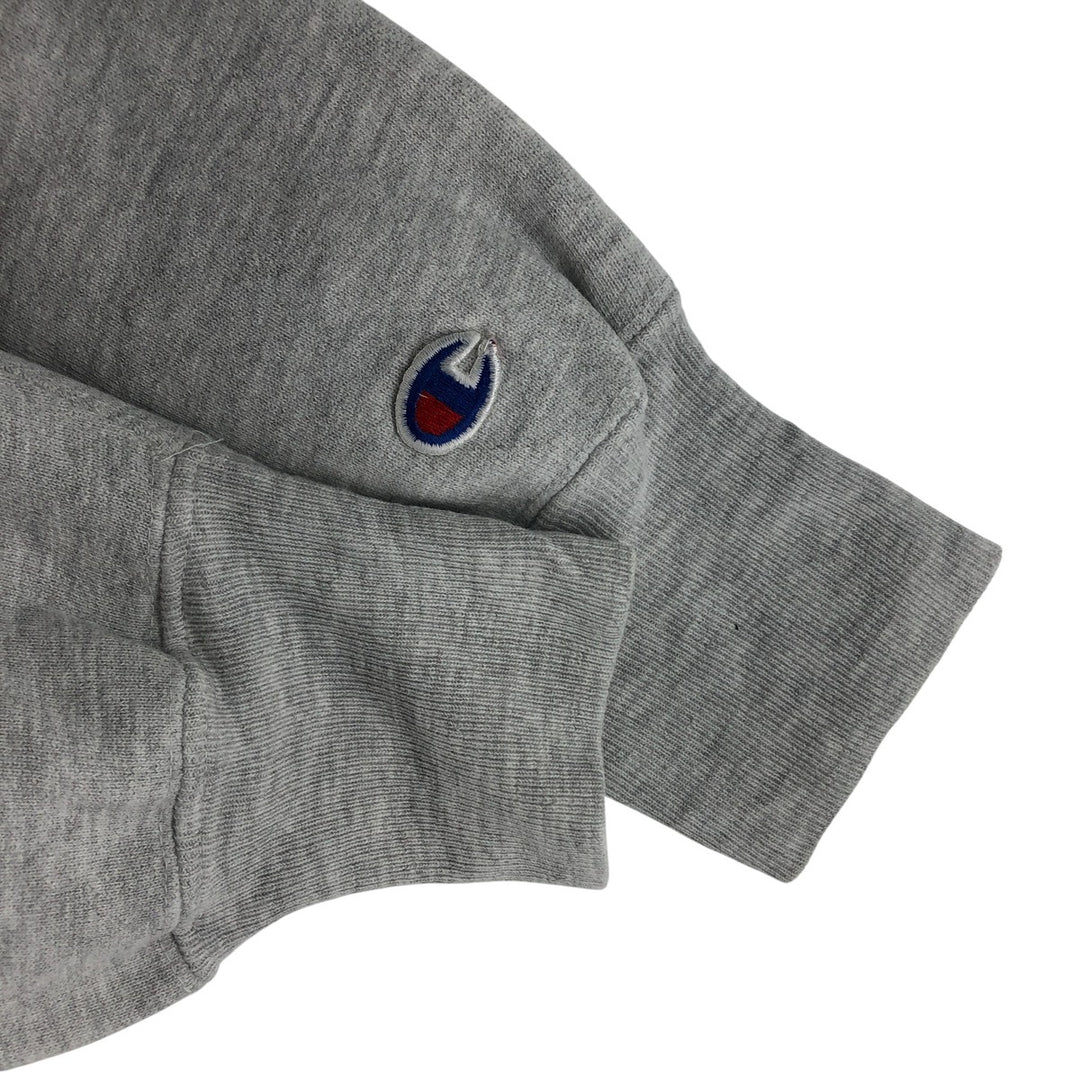 90'S Champion Reverse Weave Embroidered Tag Logo Sweatshirt Trainer Made in USA Vintage cotton gray type Vintage Second Hand