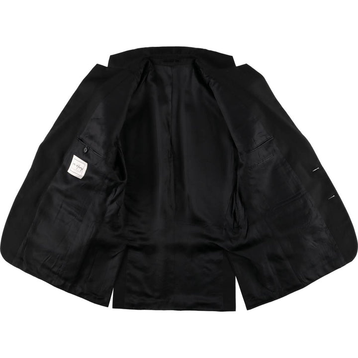 Mr. Harry Wool Tailored Jacket Men's M Size polyester black type Vintage Second Hand