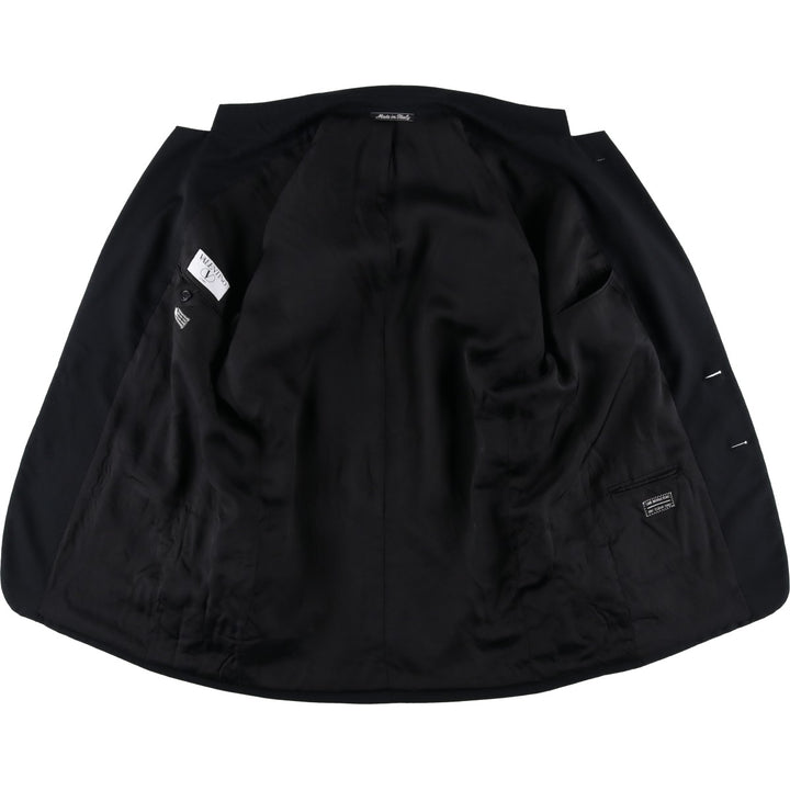 Valentino wool tailored jacket, made in Italy, men's size L equivalent. wool black type Vintage Second Hand