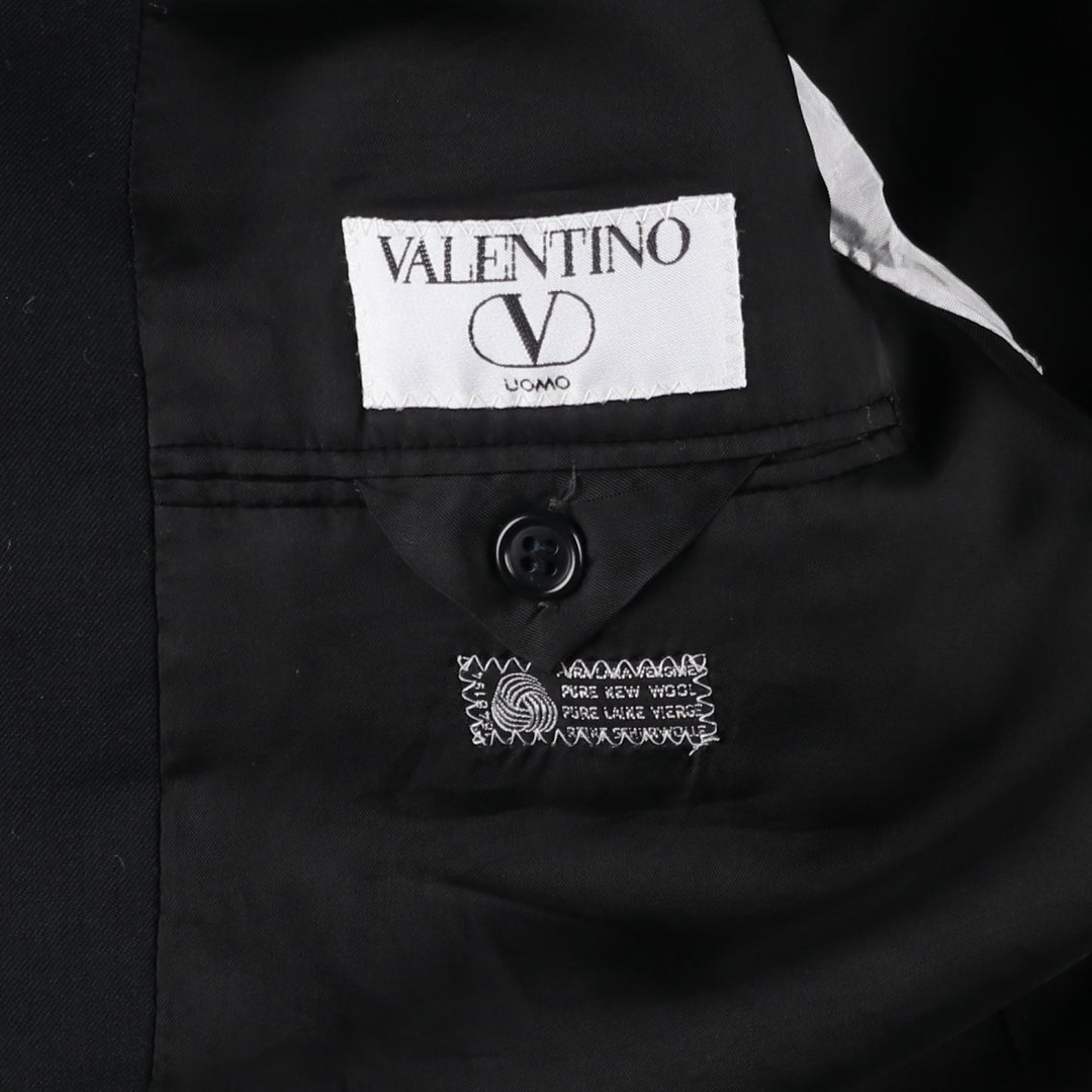 Valentino wool tailored jacket, made in Italy, men's size L equivalent. wool black type Vintage Second Hand