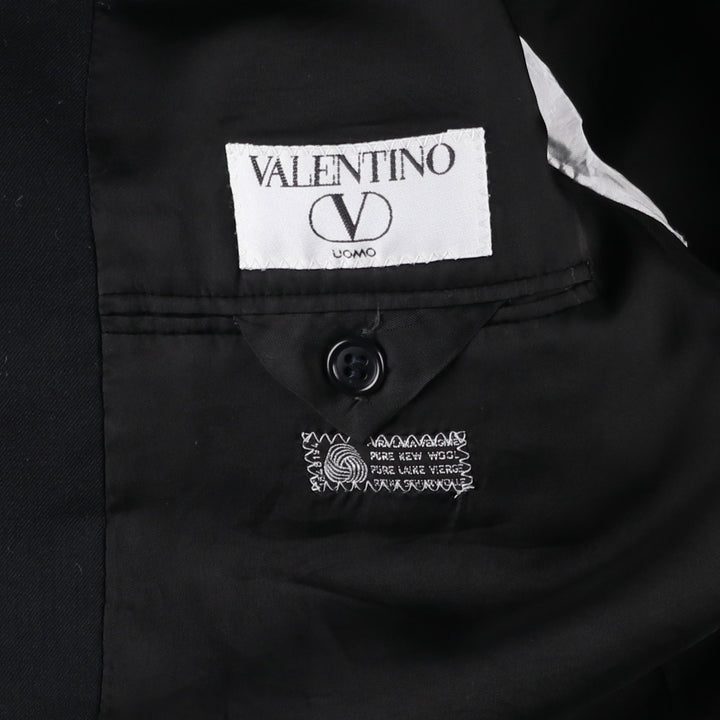 Valentino wool tailored jacket, made in Italy, men's size L equivalent. wool black type Vintage Second Hand