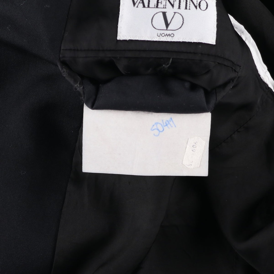 Valentino wool tailored jacket, made in Italy, men's size L equivalent. wool black type Vintage Second Hand