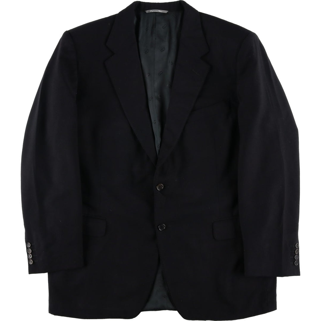 Christian Dior BOUTIQUE wool tailored jacket, made in Italy, men's size L equivalent. wool black type Vintage Second Hand