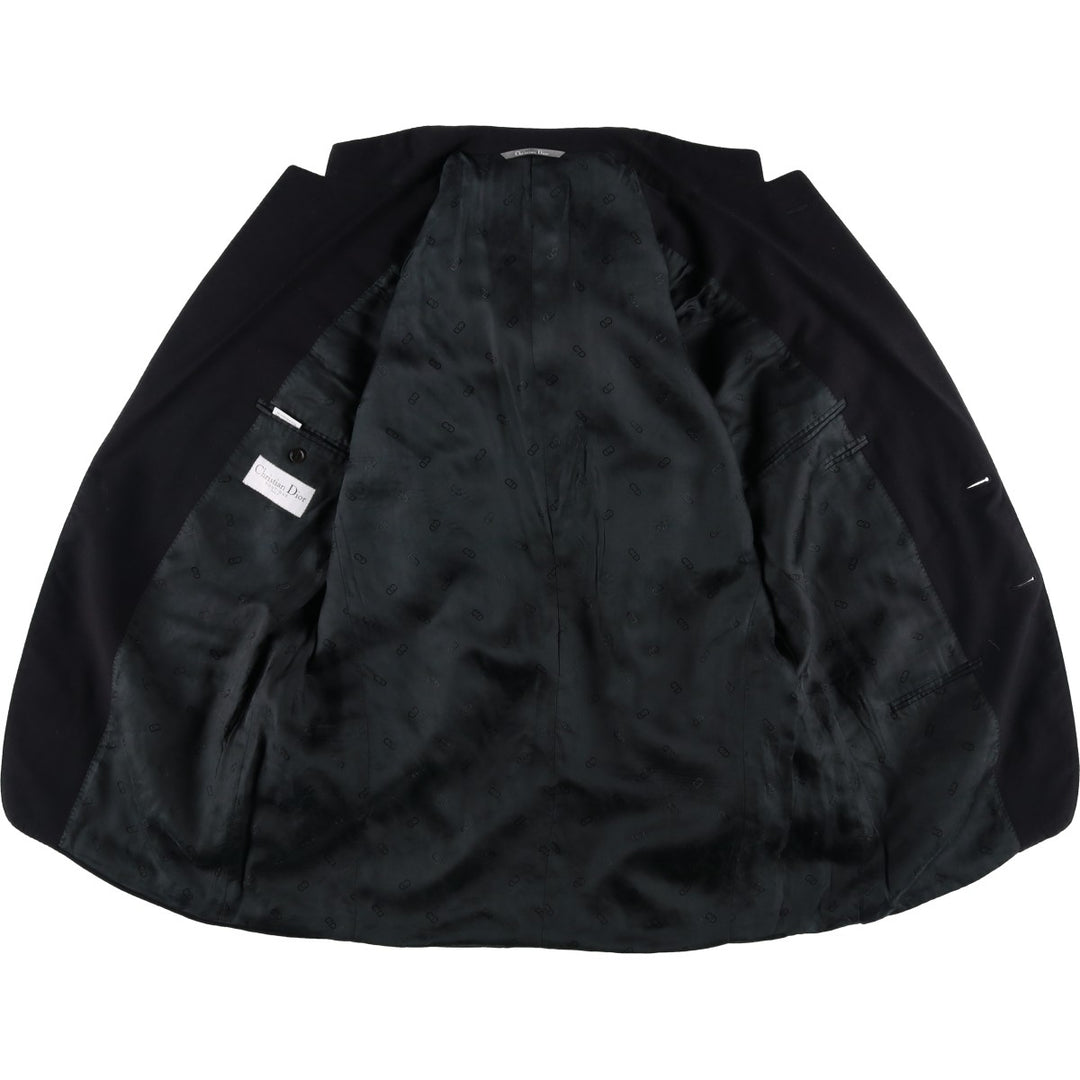 Christian Dior BOUTIQUE wool tailored jacket, made in Italy, men's size L equivalent. wool black type Vintage Second Hand