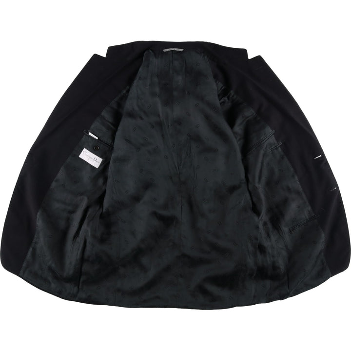 Christian Dior BOUTIQUE wool tailored jacket, made in Italy, men's size L equivalent. wool black type Vintage Second Hand