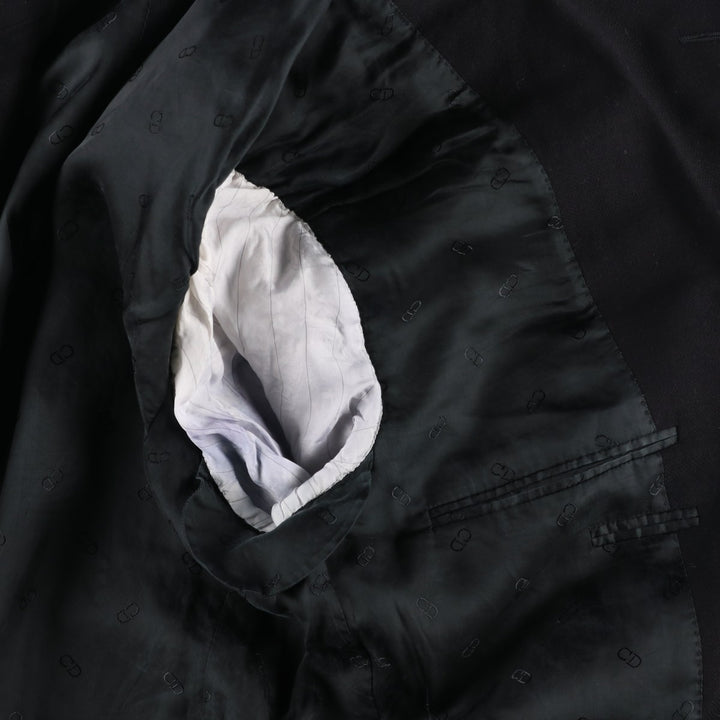 Christian Dior BOUTIQUE wool tailored jacket, made in Italy, men's size L equivalent. wool black type Vintage Second Hand
