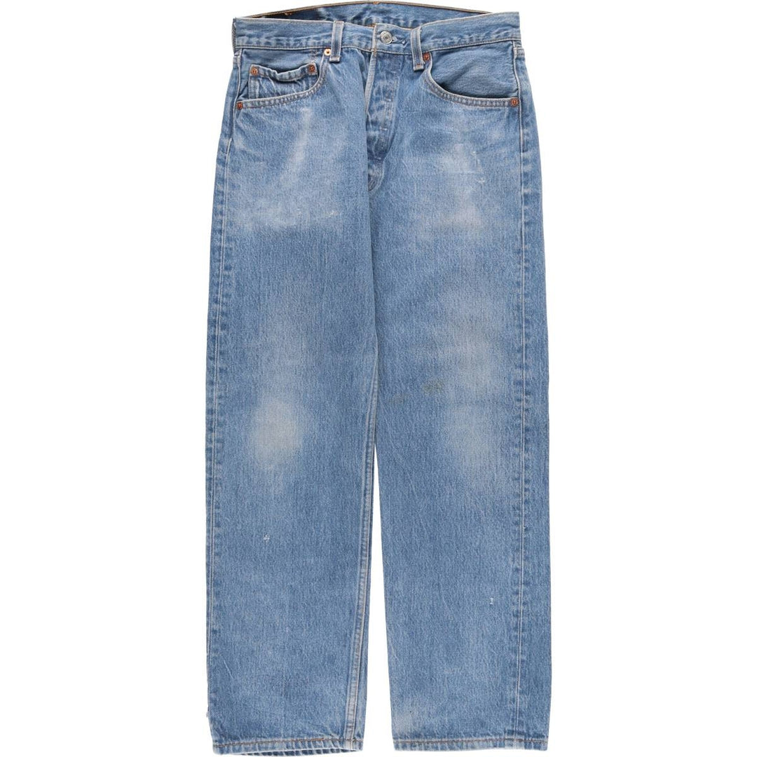 90'S Levi's 501-0000 Straight Denim Pants Made in USA Men's W29 Vintage cotton blue type Vintage Second Hand