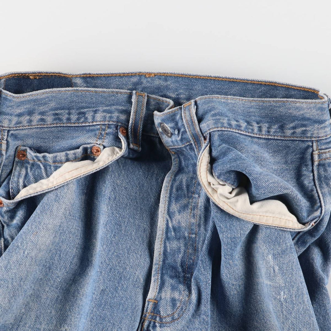 90'S Levi's 501-0000 Straight Denim Pants Made in USA Men's W29 Vintage cotton blue type Vintage Second Hand