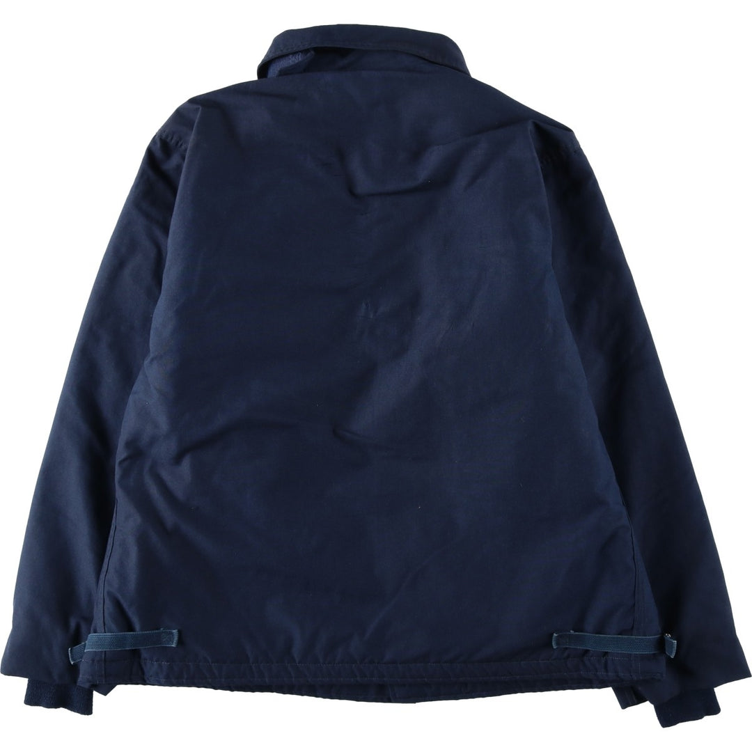 Aramid Jacket, Military Deck Jacket, Men's Size XL (approx.) unclear navy blue type Vintage Second Hand