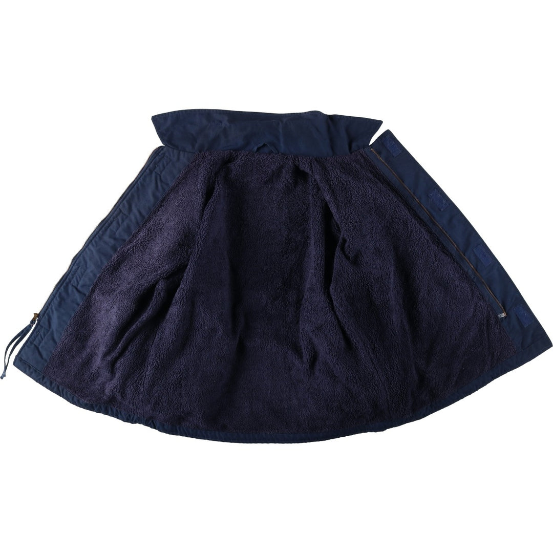 Aramid Jacket, Military Deck Jacket, Men's Size XL (approx.) unclear navy blue type Vintage Second Hand