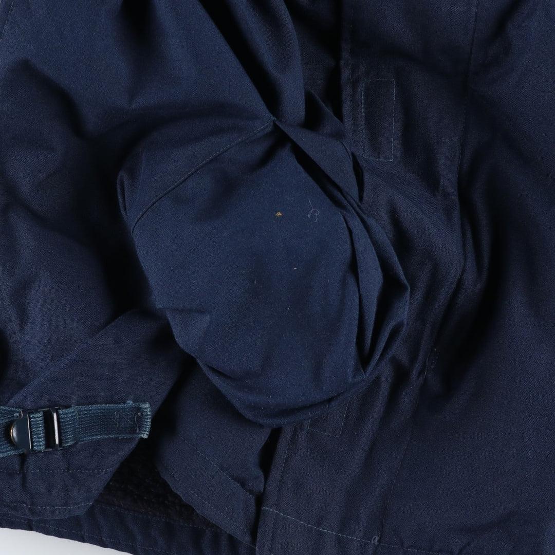 Aramid Jacket, Military Deck Jacket, Men's Size XL (approx.) unclear navy blue type Vintage Second Hand