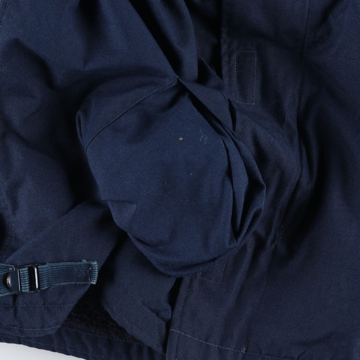 Aramid Jacket, Military Deck Jacket, Men's Size XL (approx.) unclear navy blue type Vintage Second Hand