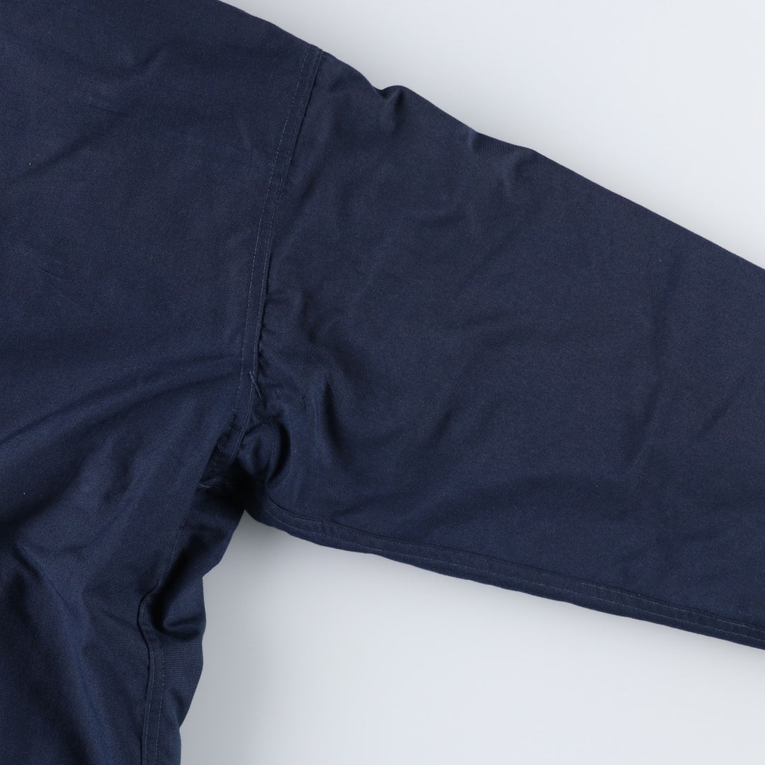 Aramid Jacket, Military Deck Jacket, Men's Size XL (approx.) unclear navy blue type Vintage Second Hand