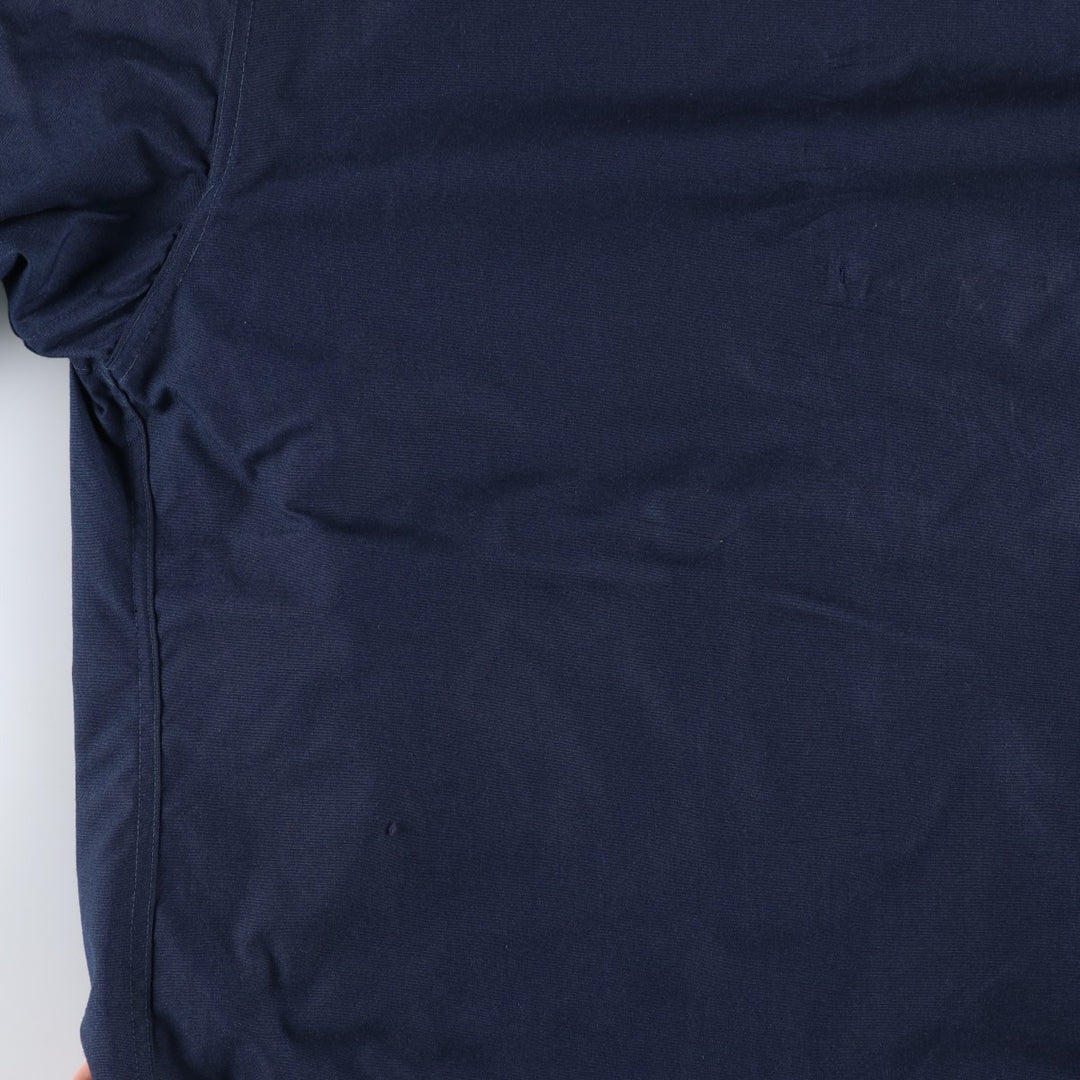 Aramid Jacket, Military Deck Jacket, Men's Size XL (approx.) unclear navy blue type Vintage Second Hand
