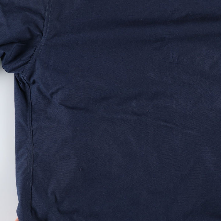 Aramid Jacket, Military Deck Jacket, Men's Size XL (approx.) unclear navy blue type Vintage Second Hand