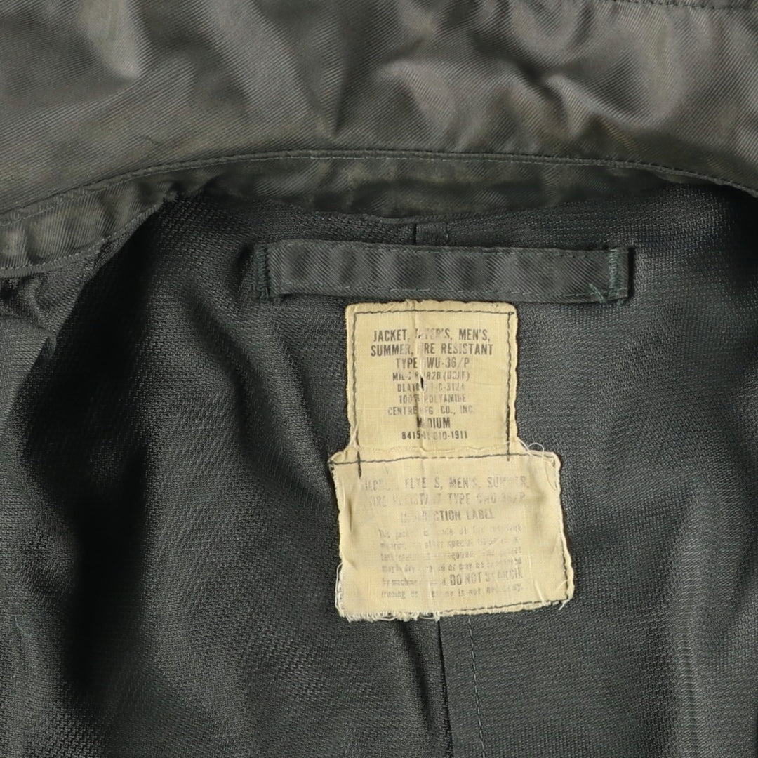 70's~ US military actual product CWU-36 polyamide Khaki type Vintage Second Hand