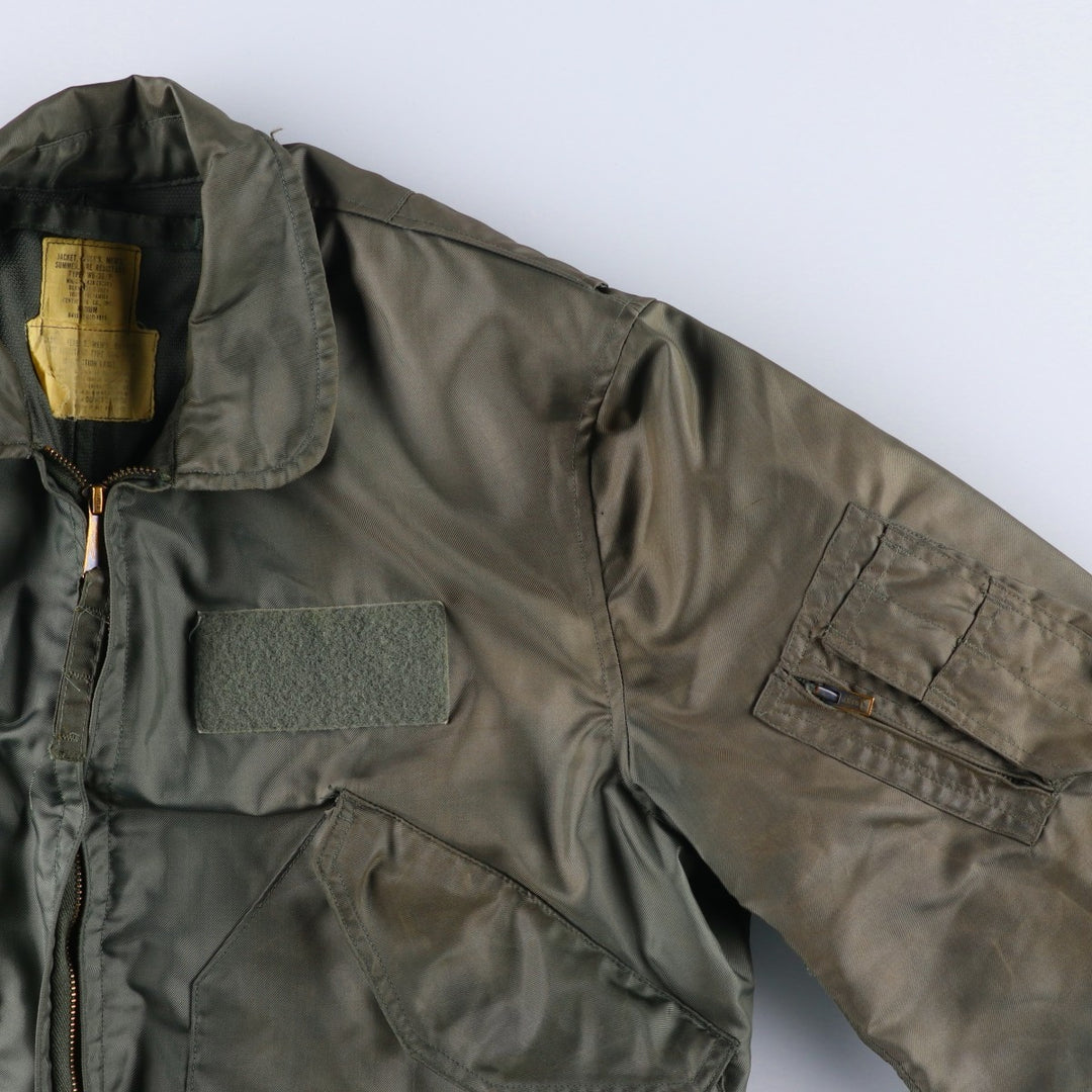 70's~ US military actual product CWU-36 polyamide Khaki type Vintage Second Hand