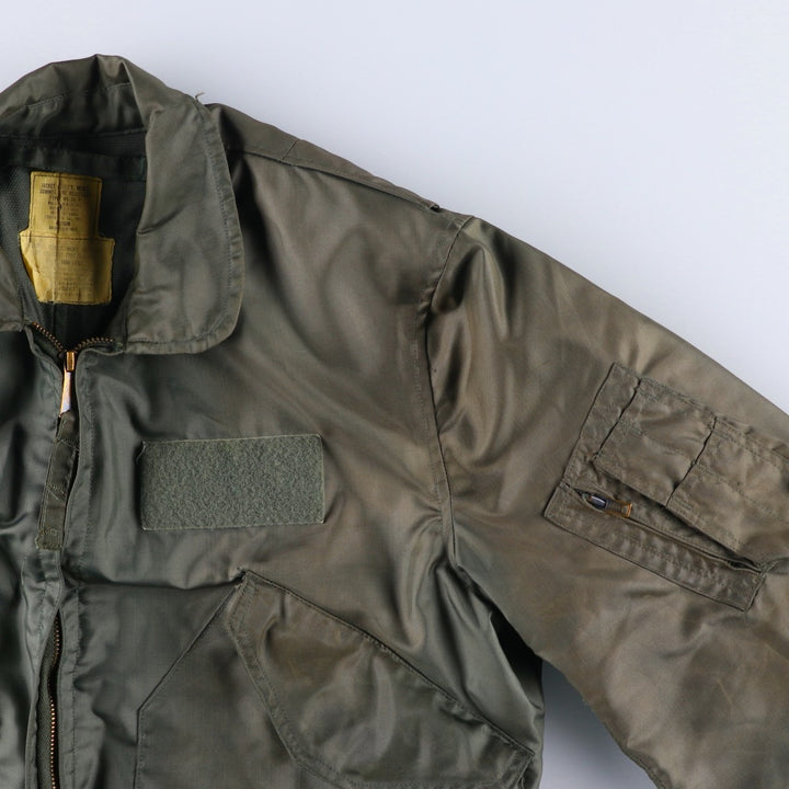70's~ US military actual product CWU-36 polyamide Khaki type Vintage Second Hand