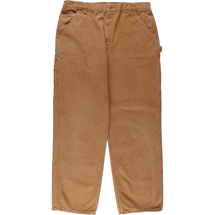 Carhartt Duck Painter Pants, Men's W38 (approx.) cotton brown type Vintage Second Hand