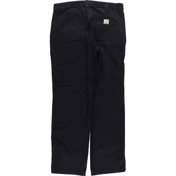 Carhartt Relaxed Fit Duck Work Pants, Men's, W36 equivalent cotton black type Vintage Second Hand