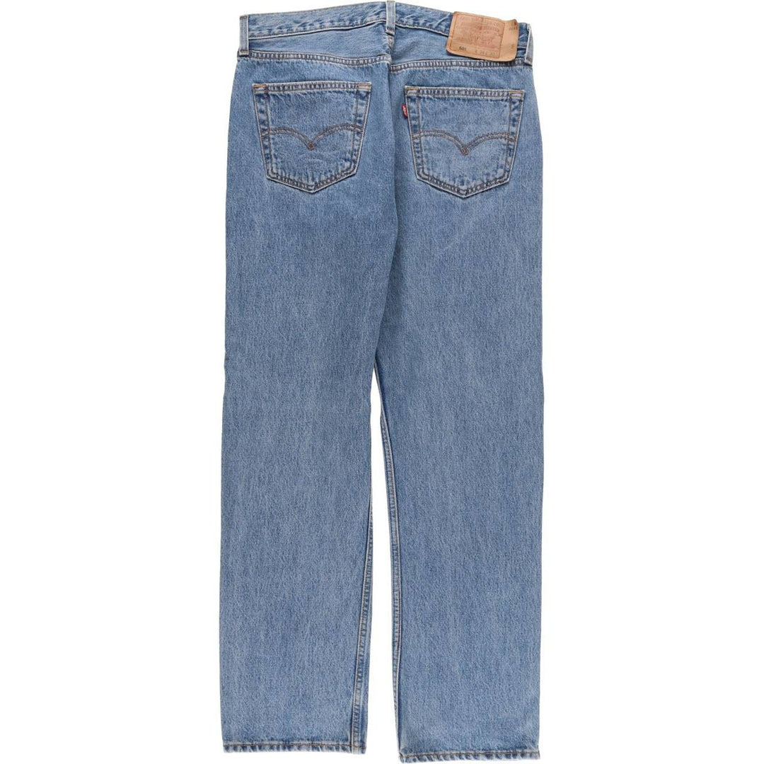 90'S Levi's 501-0193 Straight Denim Pants Made in USA Men's W33 Vintage cotton blue type Vintage Second Hand
