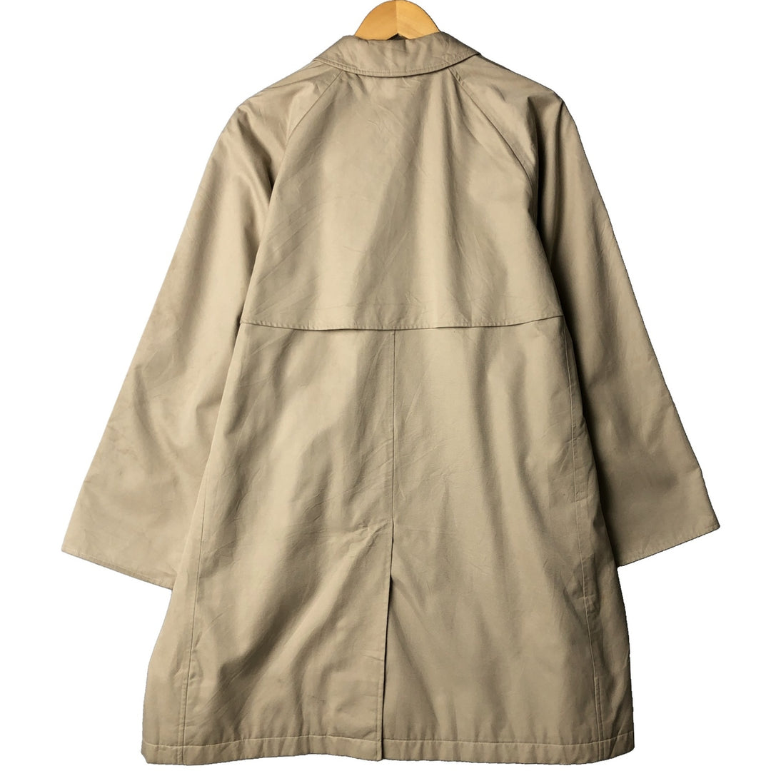 Burberry's London Balmacaan Coat, Made in England, Women's Size L unclear Beige type Vintage Second Hand