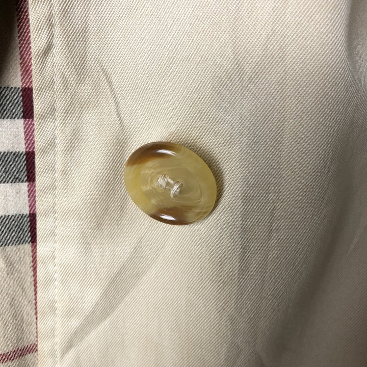 Burberry's London Balmacaan Coat, Made in England, Women's Size L unclear Beige type Vintage Second Hand