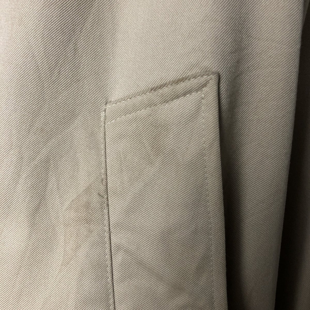 Burberry's London Balmacaan Coat, Made in England, Women's Size L unclear Beige type Vintage Second Hand