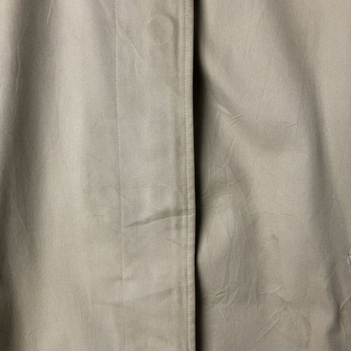 Burberry's London Balmacaan Coat, Made in England, Women's Size L unclear Beige type Vintage Second Hand