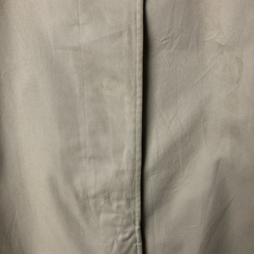 Burberry's London Balmacaan Coat, Made in England, Women's Size L unclear Beige type Vintage Second Hand
