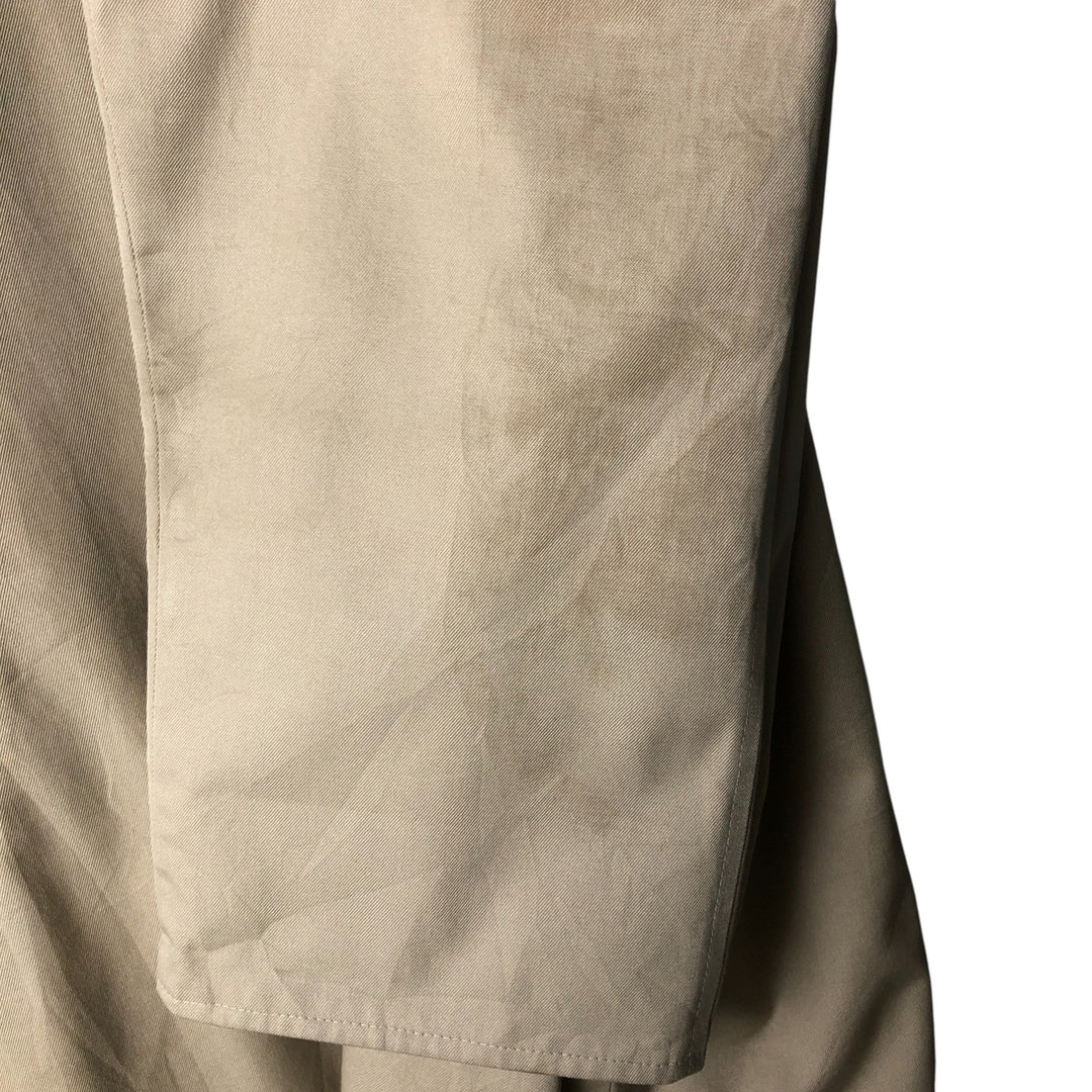 Burberry's London Balmacaan Coat, Made in England, Women's Size L unclear Beige type Vintage Second Hand