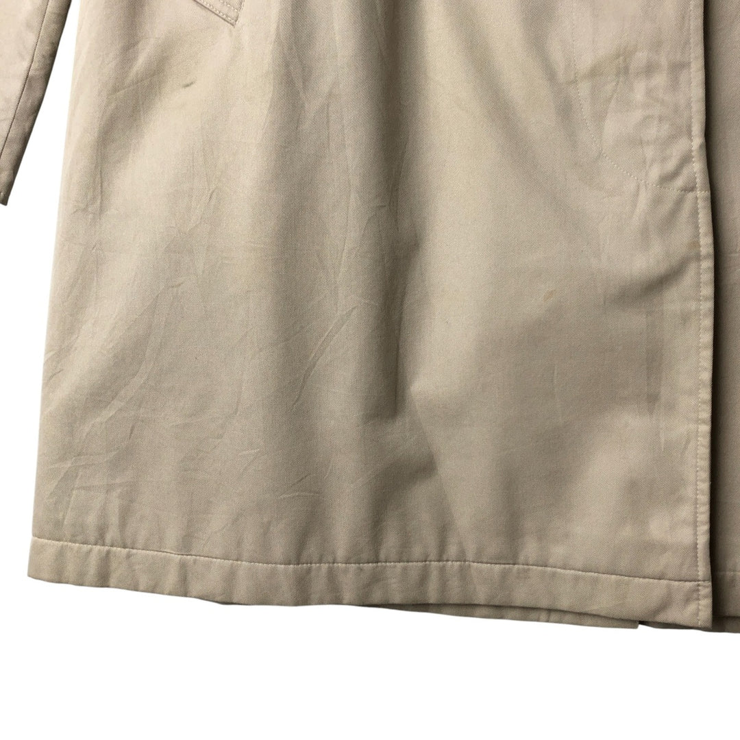 Burberry's London Balmacaan Coat, Made in England, Women's Size L unclear Beige type Vintage Second Hand