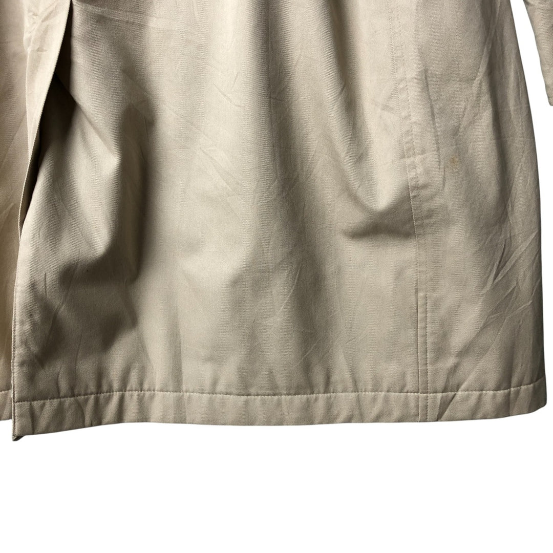 Burberry's London Balmacaan Coat, Made in England, Women's Size L unclear Beige type Vintage Second Hand