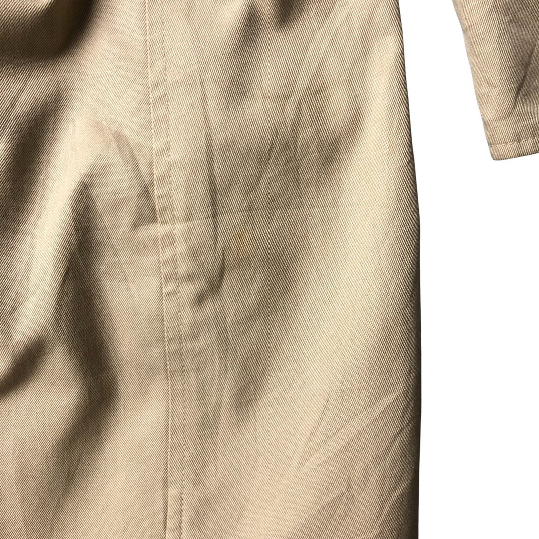 Burberry's London Balmacaan Coat, Made in England, Women's Size L unclear Beige type Vintage Second Hand
