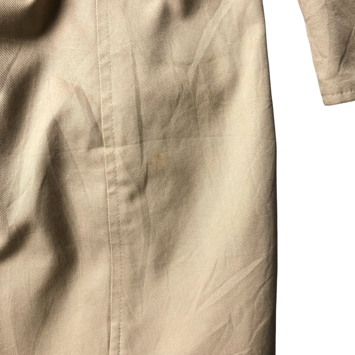 Burberry's London Balmacaan Coat, Made in England, Women's Size L unclear Beige type Vintage Second Hand