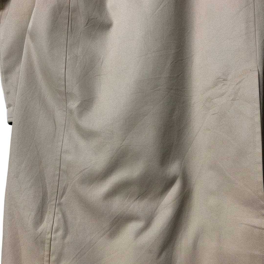 Burberry's London Balmacaan Coat, Made in England, Women's Size L unclear Beige type Vintage Second Hand