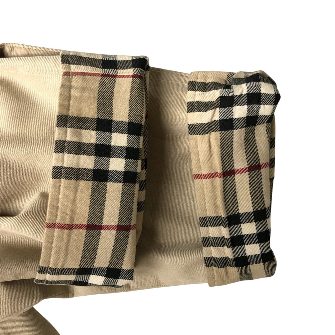 Burberry's London Balmacaan Coat, Made in England, Women's Size L unclear Beige type Vintage Second Hand