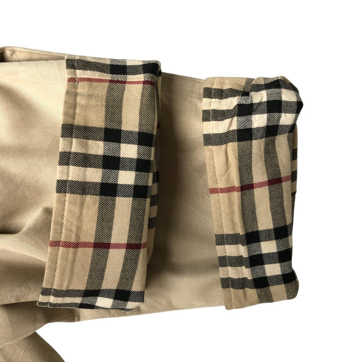 Burberry's London Balmacaan Coat, Made in England, Women's Size L unclear Beige type Vintage Second Hand