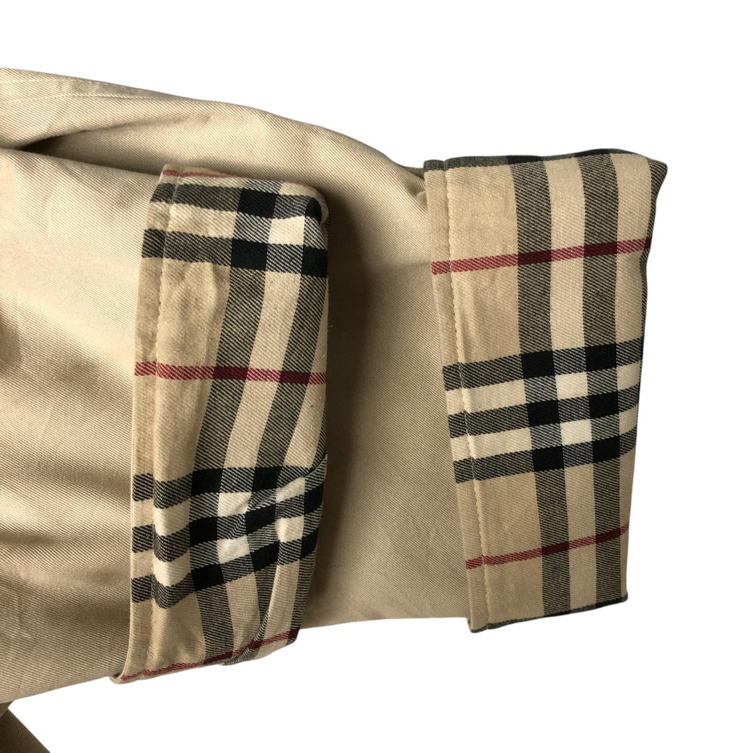 Burberry's London Balmacaan Coat, Made in England, Women's Size L unclear Beige type Vintage Second Hand
