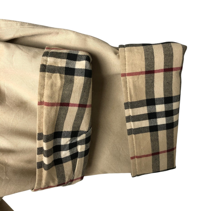 Burberry's London Balmacaan Coat, Made in England, Women's Size L unclear Beige type Vintage Second Hand