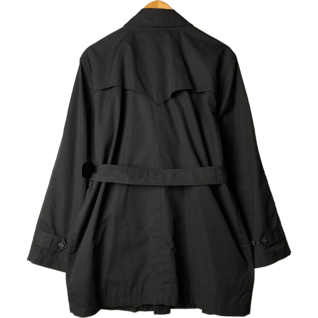 Ralph Lauren Lauren trench coat, women's size L cotton black type Vintage Second Hand