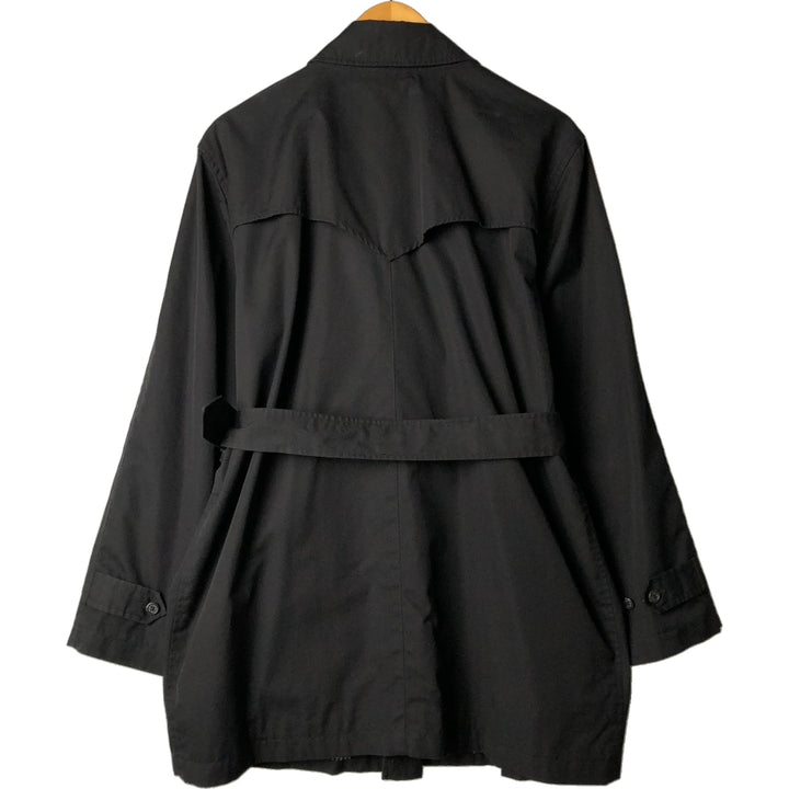Ralph Lauren Lauren trench coat, women's size L cotton black type Vintage Second Hand