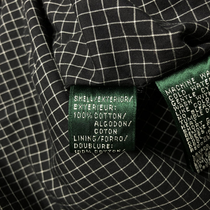 Ralph Lauren Lauren trench coat, women's size L cotton black type Vintage Second Hand